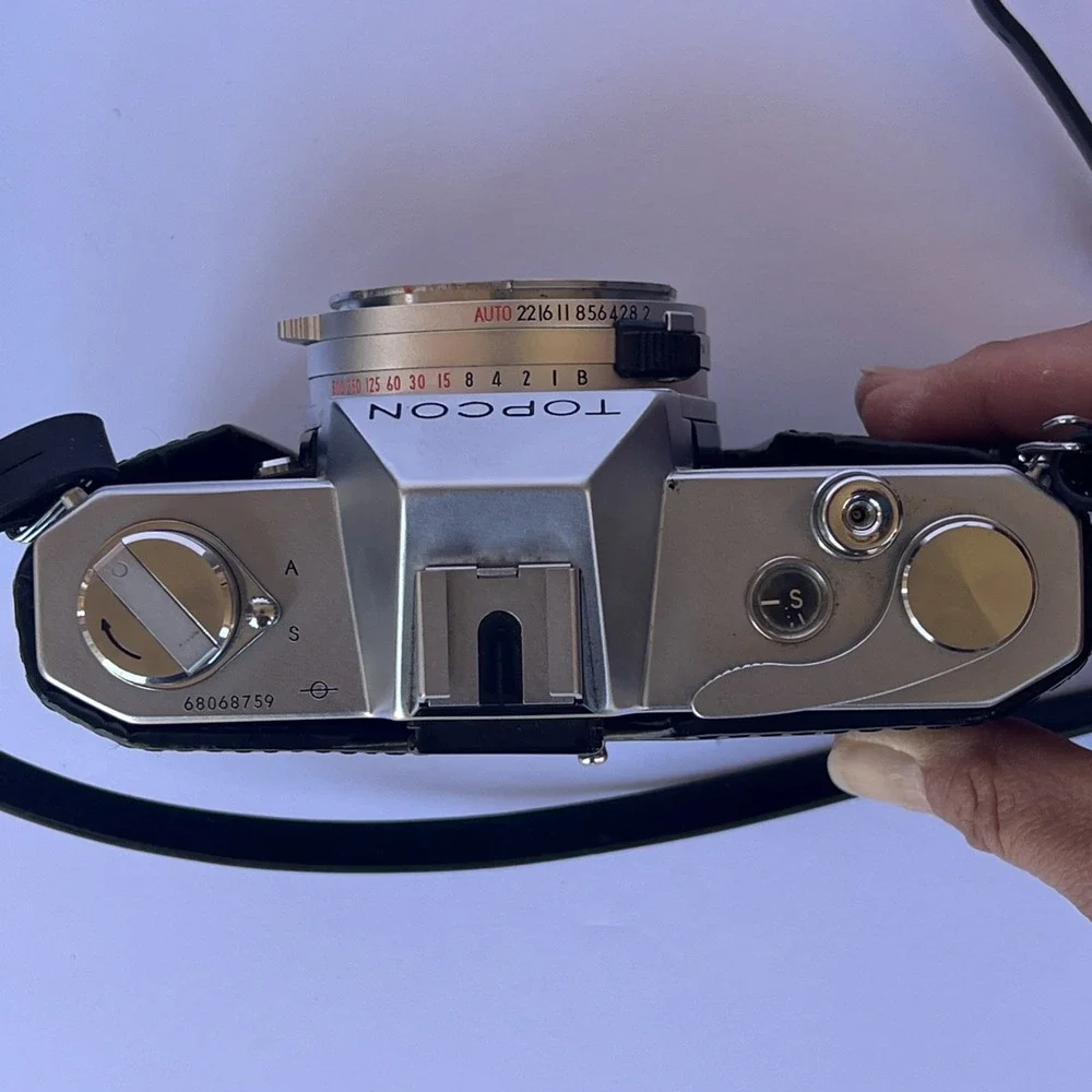 VTG Topcon Unirex 35mm SLR Camera UV Topcor 50mm f2 Lens Case Parts Repair